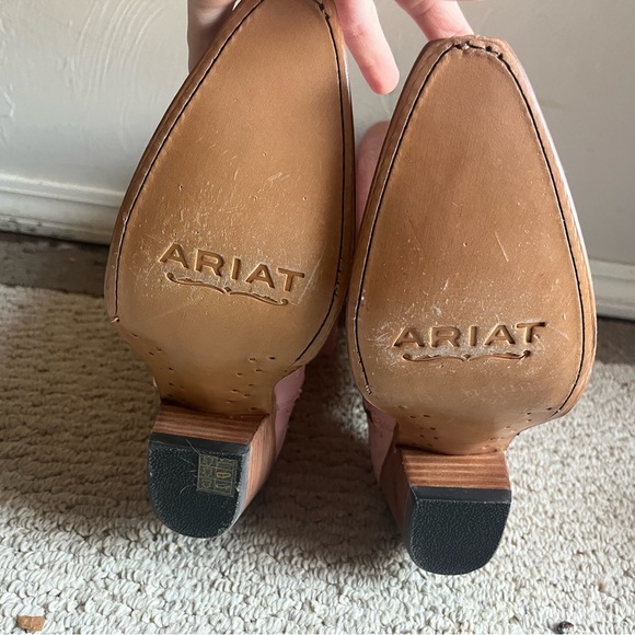 Arita Casanova Powder Pink Cowgirl Boots 6.5 - Picture 4 of 7